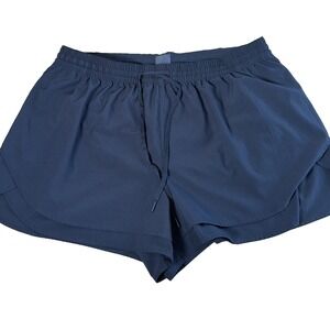 58~ Women's Calla Sz Lg Workout Shorts Black Build In Undies